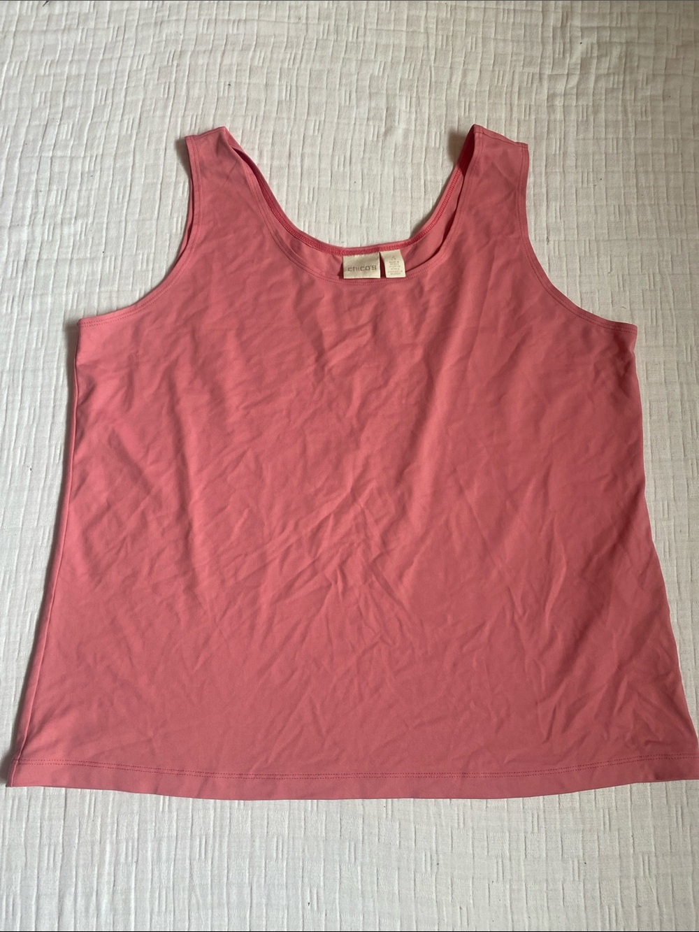 CHICO’S Coral Tank Top